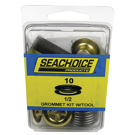 Seachoice Grommet Kit With Tool10 Sets - 1/2" Grommets, 10 Pack 59999